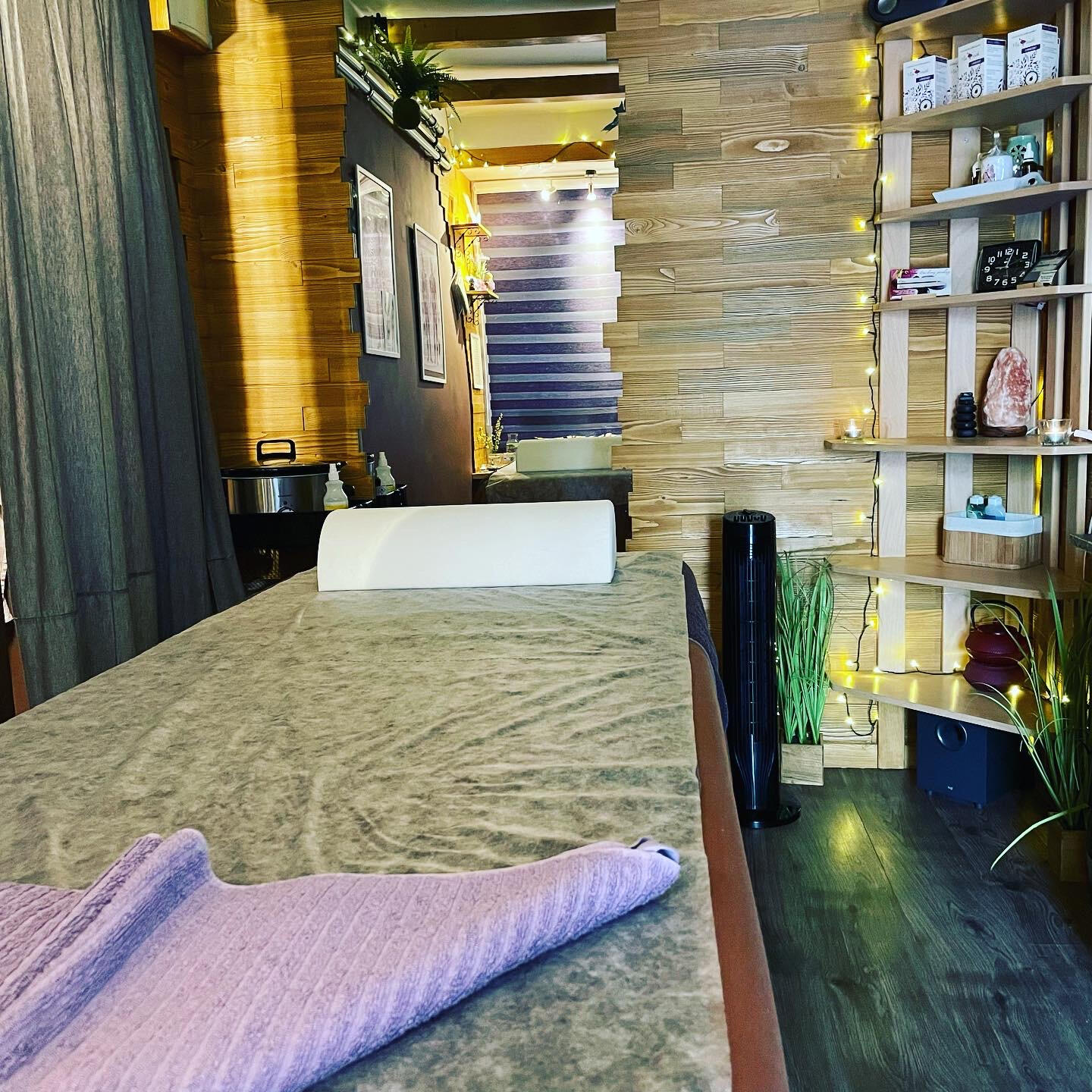 Sdílená Masérna v Brně Pohled zevnitř